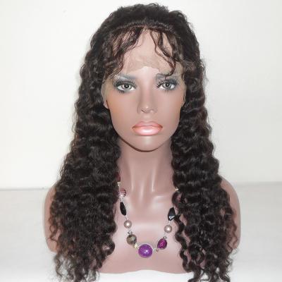 China Unprocessed Tangle Free Human Hair Wholesale/100 Brazilian Virgin Hair Full Lace Wigs for sale