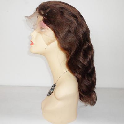 China Top Quality Body Wave Brazilian Human Hair Bleached Knots  Lace Front Wigs for sale