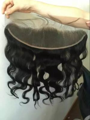 China 130% Hair Density Ladies Unprocessd Lace Frontal Tangle Free Body Wave for sale