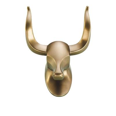 China Behind Doors/On Walls Vintage Beef Clothing Wholesale Single Head Hook Space Aluminum Factory China Hook for sale