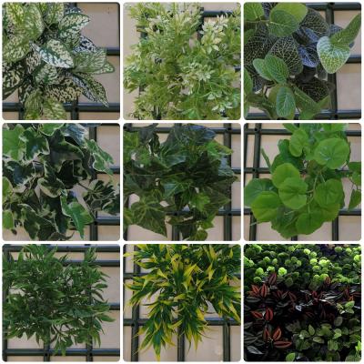 China Factory Price Hotels Plastic Artificial Green Wall Decor Indoor Decorative Imitation Wall for sale