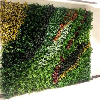 China Plastic Real Plant Look Faux Plant Artificial Wall Green Wall For Indoor And Outdoor Decoration for sale