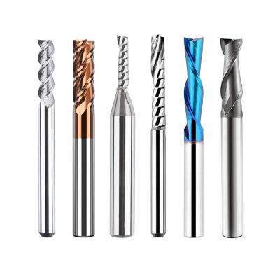 China 2 Flute Compression 0.1mm Graphite Carbide Carbide Dental End Mills Custom 10mm Wood for sale