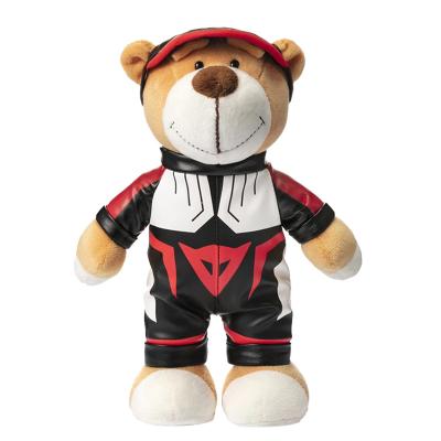 China Plush Teddy Bear Logo Branded Promotional Plush Toy Bear With Custom Shirt Printing for sale