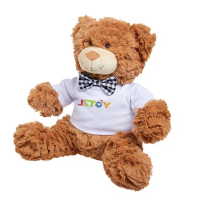 China New Design Plush Logo Teddy Bear Toy Custom Made With Cute Teddy Bear Kid's T-shirt for sale