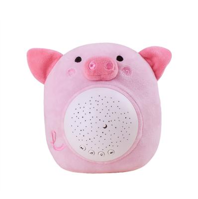 China Plush White Noise Machine by JS Projector Hedgehog, Lullaby and Shusher Plush Toy for Baby Sleep for sale