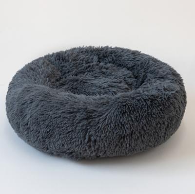 China High Quality Breathable Luxury Comfortable Warm Pet Products Customize Private Label Round Small Dog Cat Bed for sale