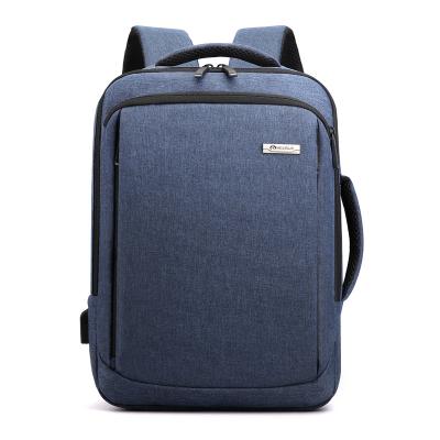 China Multifunctional Pockets Customize Logo Small Business Zip Bag Backpack With Laptop Compartment for sale