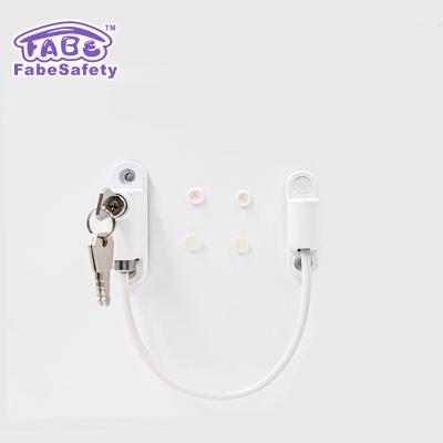 China Protect Baby FabeSafety 2020 HOT Selling uPVC Cable Window Calibrated Vent. Child safety lock. Used on Windows and Doors - White for sale