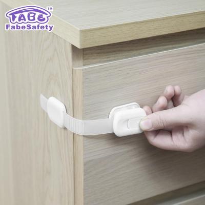 China FabeSafety M305 6Pack Baby Drawer Toilet Drawer Cabinet Fridge Door Adjustable Safety Resistant Latch, Bebe Refrigerator Toilet Lock Supplies Child Safe ^ for sale