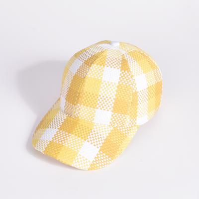 China breathable & New Design Fashion Straw Baseball Hat Summer Vacation Outdoor Sunshade Waterproof Baseball Cap for sale