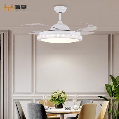 China Super Silent Remote Ceiling Fan 25w Smart Living Room 42 Inch Control With Light for sale