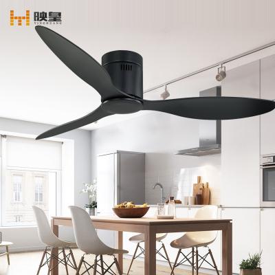 China 52 Inch Low Floor Height ABS Blades Indoor Smart Air Control Cooling Decorative Ceiling Fan for sale