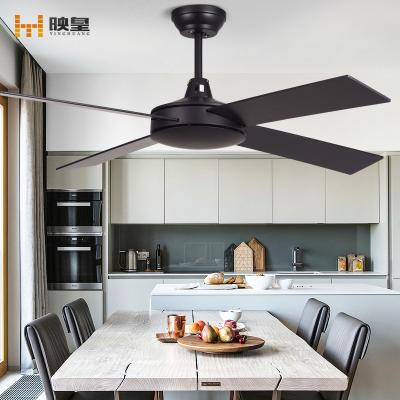 China 42/44/48/52 Inch Smart Wood/Metal Control Engineering Project DC 4 Blades Indoor Remote Control Ceiling Fans for sale