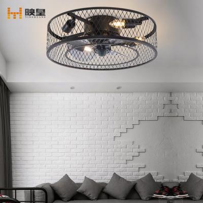 China Smart ABS Blade LED Modern Indoor Living Room Bedroom Remote Ceiling Fan With Light for sale