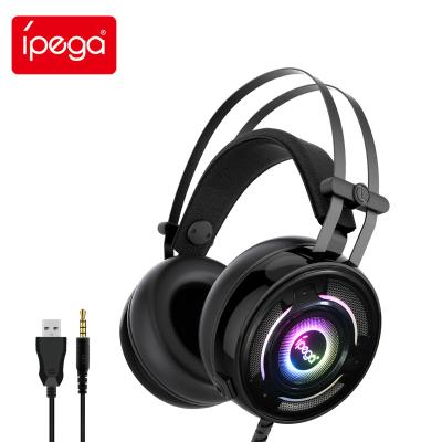 China IPEGA 2021 latest hot-selling PS5 game headset durable, suitable for P4/X1 series/N-Switch Lite/mobile phone/tablet/PC wired for sale