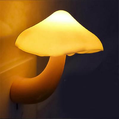 China Super Cute LED Night Light Plug In Wall Lamp Mini Magic Mushroom Night Lights For Bedroom for sale