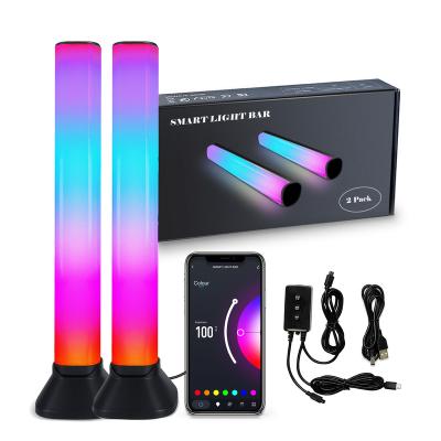 China USB Sensor Control Rhythm Light Colorful Atmosphere LED Lamp RGB LANDSCAPE PC Game TV Background Voice Music Lights for sale