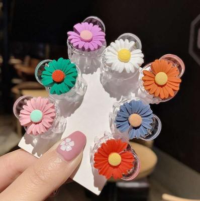 China Hotsale Hair Accessory Baby Hair Claws Small Daisy Flower Mini Hair Claw Clip for sale