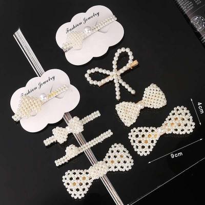 China Types Hair Barrettes Butterfly Edge Anti-allergy Girls Hair Accessories Fancy Hair Pins Bobby Pins Hand Making Duck Bill Clip for sale