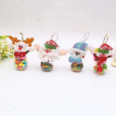 China candy box & Cute Hanging Decoration Christmas Gift Gift Candy Box Hanging Happy Deer Snowman Design Candy Box for sale