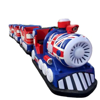 China High Quality Steel Promotional Multi-turn Electric Train Custom Small Square Car Children's Park for sale