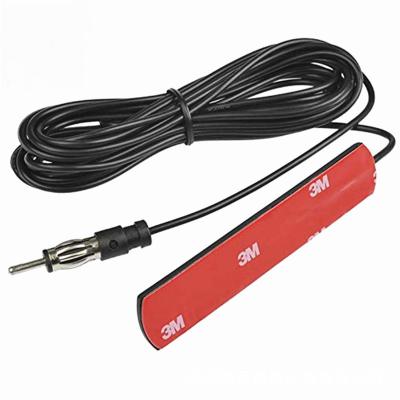 China Hot Sale Universal Car Radio FM Antenna Automobile 5M Length Signal Amplifier Marine Car Vehicle Boat rv Signal Boost Device 11.5*2.1CM for sale