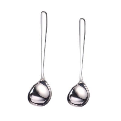 China Wholesale High Quality Soup Spoon Kitchen Utensil Spoon Stainless Steel Soup Pocket Spoon Spoon for sale