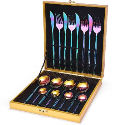 China Viable High Quality Silverware Flatware Stainless Steel Spoon And Fork Cutlery Manufacturer Set Wholesale Bulk for sale