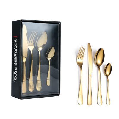 China Viable High Quality Silverware Flatware Stainless Steel Spoon And Fork Cutlery Manufacturer Set Wholesale Bulk for sale