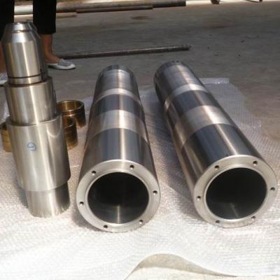 China Customized steel spline shaft Top precision driveshafts GROB splined shaft gear cylinder for sale