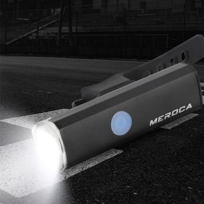 China MEROCA Bicycle Light USB Mountain Bike Light USB Rechargeable Aluminum Road Bike Front Light for sale