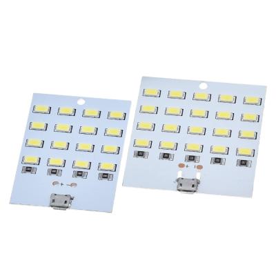 China High Quality White 5730 Mirco Usb 5730 smd 5V 430mA~470mA LED Lighting Moving Panel USB Emergency Light Night Light 52*40mm for sale