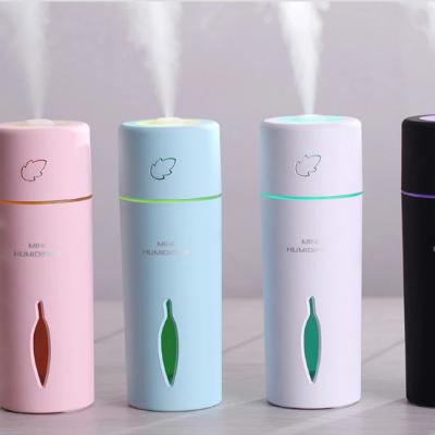 China Hotel Leaf Humidifier Essential Purifier Soft Light Cool Mist Maker for sale