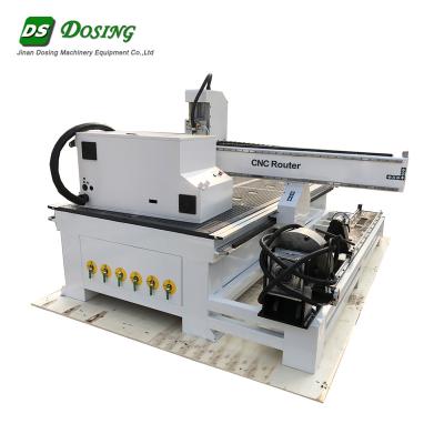 China Popular Building Material Stores CNC Router With 4 Axis Rotary CNC Router Price for sale