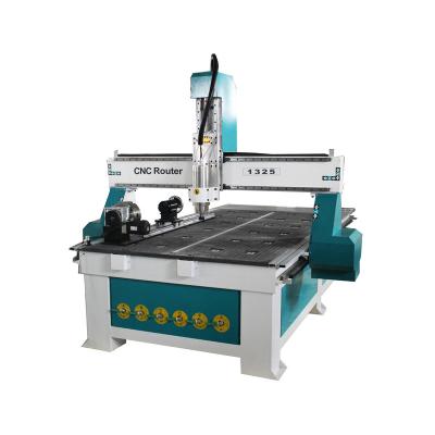 China 2021 Building Material Stores 4 Axis Wood CNC Router 1325 Rotary Woodworking Cnc Router Woodworking Engraving Machine Cutter CNC Router Machine for sale