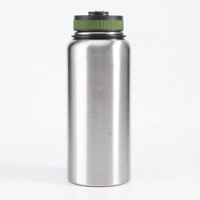 China 1000ml Stainless Steel Bottle Vacuum Stocked Insulated Double Walled Water Bottle for sale