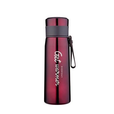 China Sustainable Sport Stainless Steel Metal Water Bottle For Outdoor Double Wall Water Bottle With Custom Logo for sale