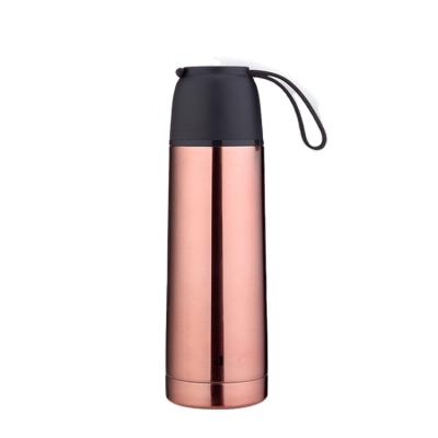 China Goshen 500ml Outdoor Sport Viable Water Bottle With Custom Logo Stainless Steel Portable Water Bottle for sale