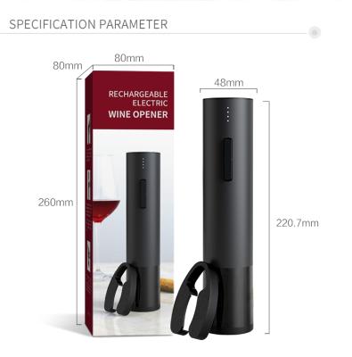 China Best Selling Viable Corkscrew Electric Amazon Wine Bottle Opener With Aluminum Cutter Wine Opener for sale