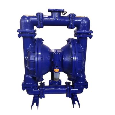 China Other QBY-50 Factory Customized 0-20 T/H Flow Rate Mechanical Equipment Double Fluorine Lined Pneumatic Diaphragm Pump for sale