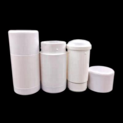 China 75g Round Empty Cosmetic Cylinder Twist Up Ace Deodorant Stick Container Replaceable Inner Packaging for sale