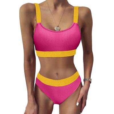 China Breathable Luxury High Waist Sexy Women Hollow Out Designer 2 Piece Bikini Set Swimwear Swimwear 2022 for sale