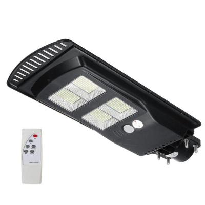 China 100w garden high brightness solar panel motion sensor solar power wireless street light all in one solar street light for sale