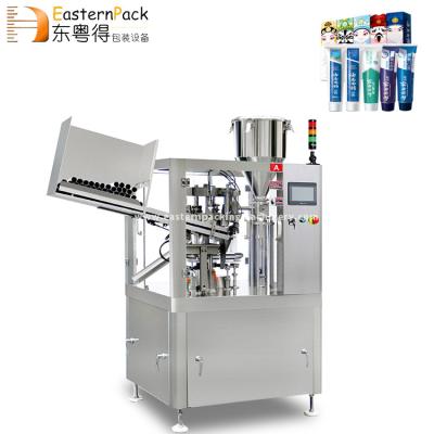 China Tomato Super Double Head Super Glue Filling Tube Toothpaste Food Automated Cleaning And Sealing High Viscosity Machine for sale