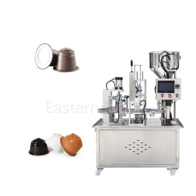 China HOT Food Product Rotary Capsule Coffee Powder Filling Sealing Machine Coffee Capsules Packaging Machine With Kcup for sale