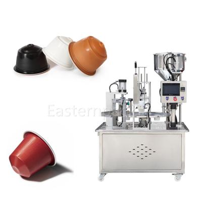 China Hot Selling Food Rotary Capsules Making Kcup Sealing Dolce Enthusiasm Filling Capsule Espresso Coffee Machine for sale