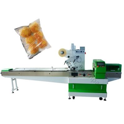 China Full Servo Horizontal Automatic Food Pouch Bread Packing Machine Food Pillow Packaging Machine for sale