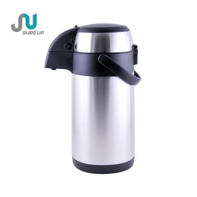 China Large Capacity 5.0L Vacuum Airpot Sustainable High Quality Stainless Steel Thermal Coffee Airpot Flask for sale