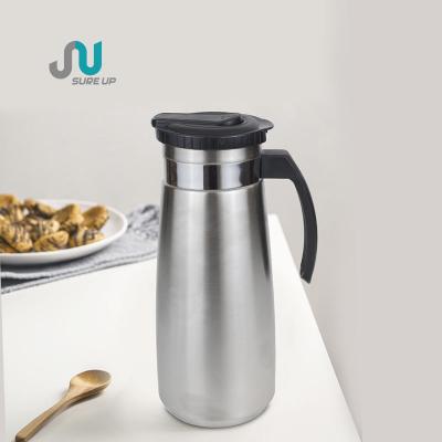 China New Design 2022 Sustainable Hot Water Pot Stainless Steel Coffee Teapot Vacuum Single Wall Jug for sale